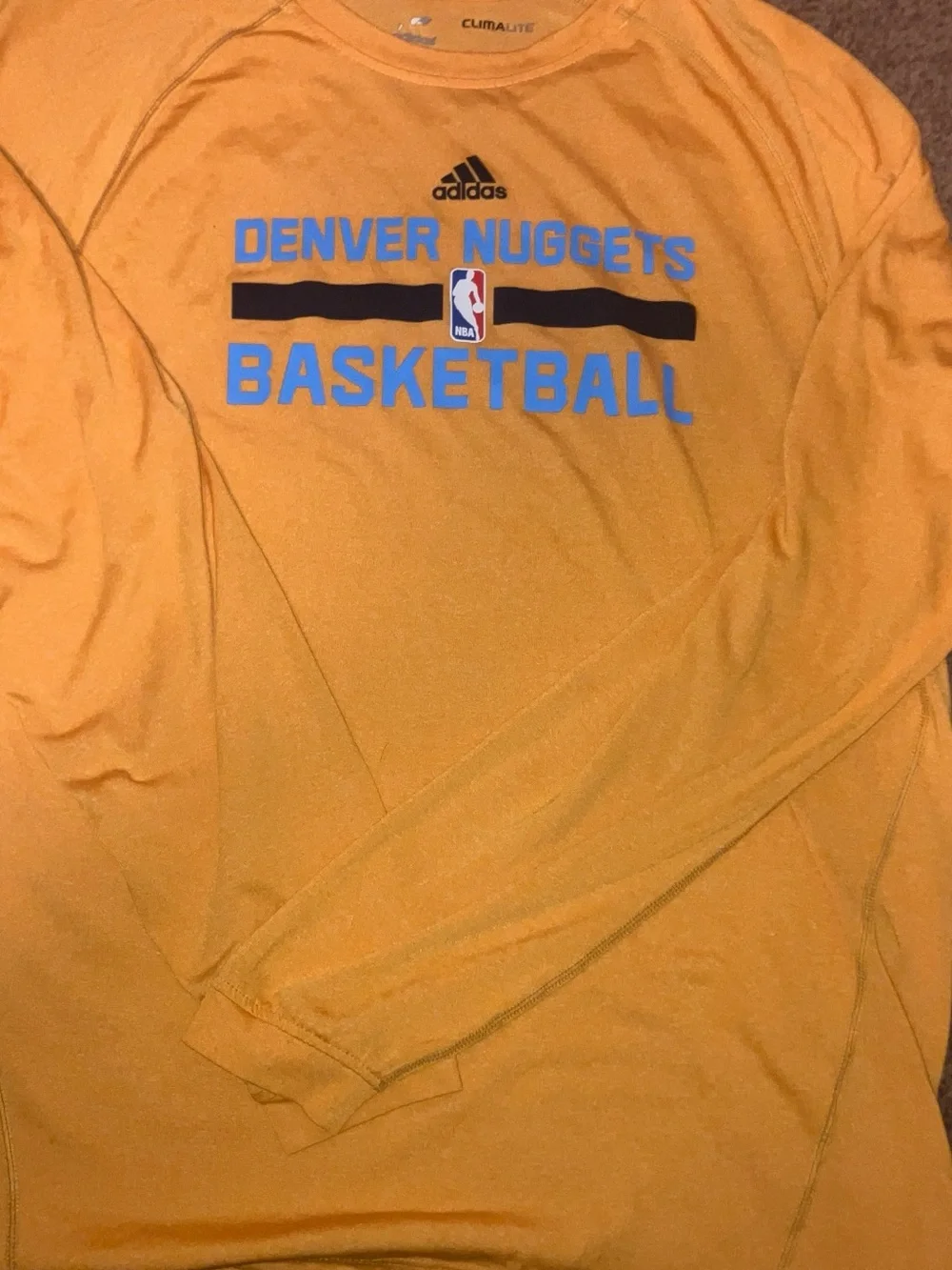 Adidas NBA Denver Nuggets men’s L , Long sleeve